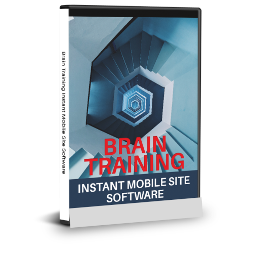 Instant Mobile Site Software for Brain Training