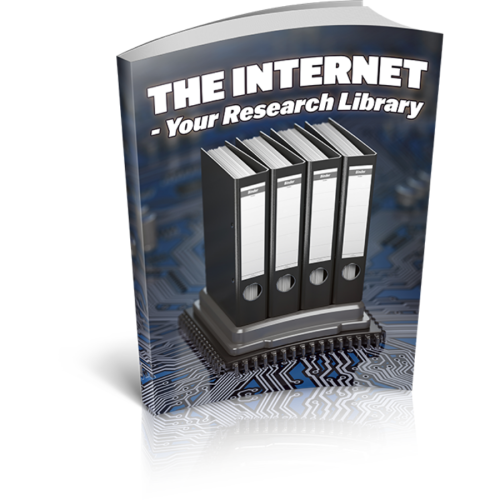 Earning by Making your Internet Your Research Library