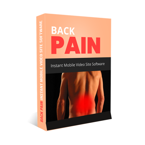 How to Earn by Instant Mobile Video Site Software for Back Pain