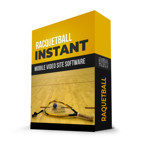 Instant Mobile Video Site Software for Racquetball