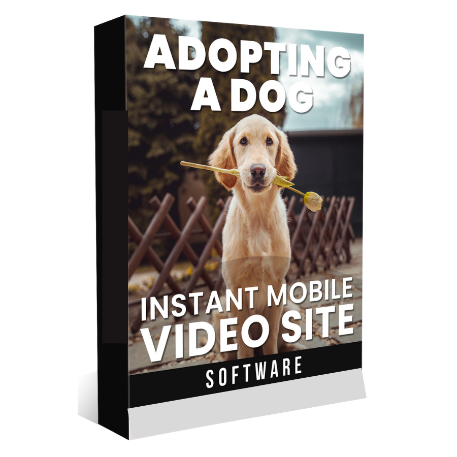 You are currently viewing Instant Mobile Video Site Software for Adopting A Dog