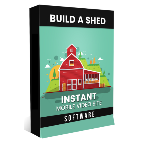 Instant Mobile Video Site Software for Build A Shed