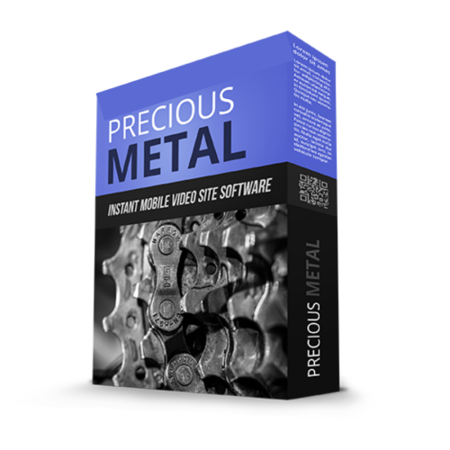 Instant Mobile Video Site Software for Precious Metal