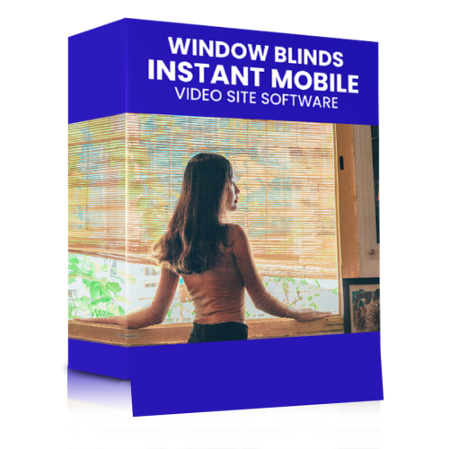 Instant Mobile Video Site Software for Window Blinds