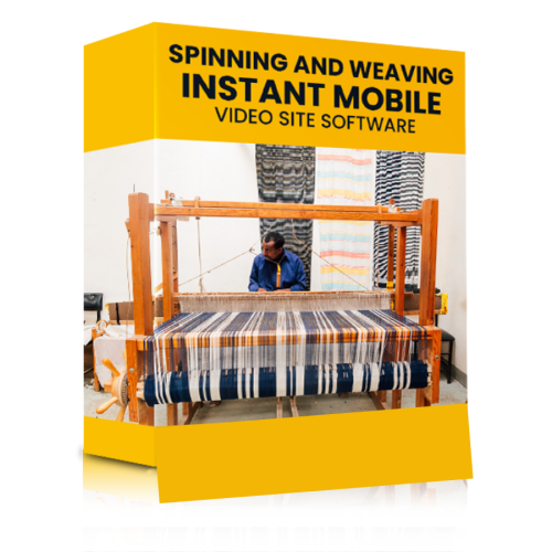 Instant Mobile Video Site Software for Spinning And Weaving