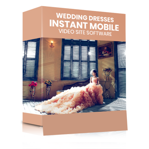 Instant Mobile Video Site Software for Wedding Dresses