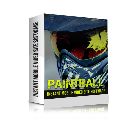 Instant Mobile Video Site Software of Paintball