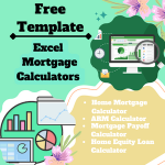 Mortgage Calculators  EXCEL Templates