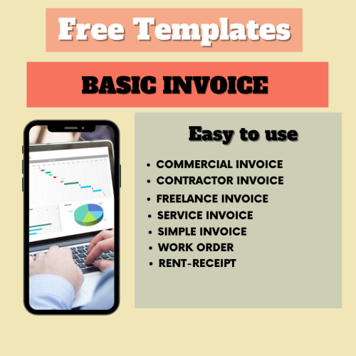 Basic Invoice EXCEL Templates