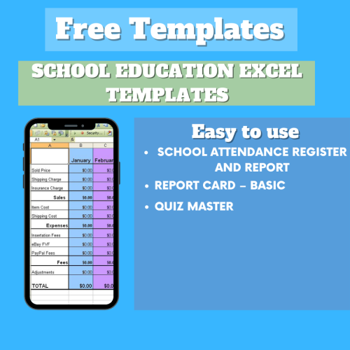 School Education EXCEL Templates