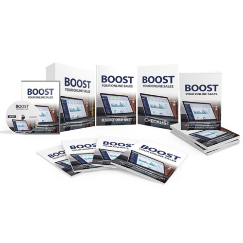 100% free to download video course with master resell rights” Boost Your Online Sales” will make you a billionaire fast