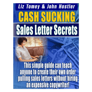 Read more about the article Easy Earning By Cash Sucking Sales Letter Secrets