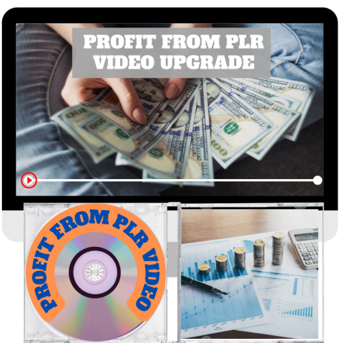 100% Download Free Video Course with Master Resell Rights “Profit From PLR Video Upgrade” through which you will create your own way to build a profitable online business