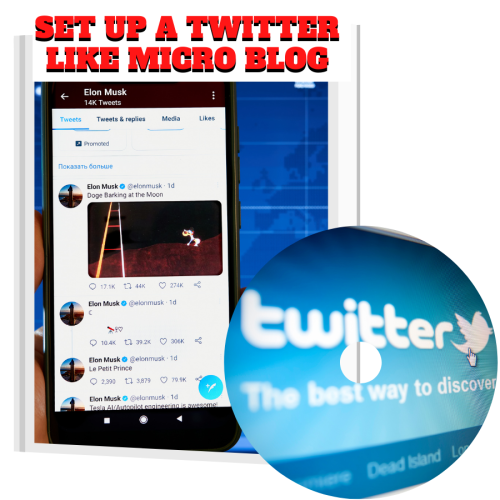 100% Free to Download the video “SetUp A Twitter Like Micro Blog” with master resell rights will make you an entrepreneur within a day