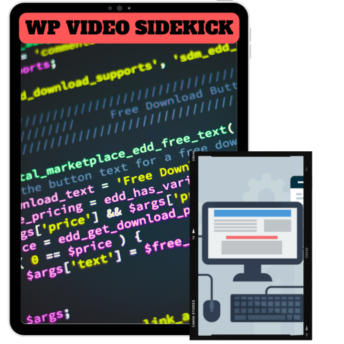 100% Free Download video tutorial “WP Video sidekick” with master resell rights will give your ample freedom to work in flexible time and still get the highest profits in your online business