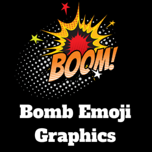 Bomb Emoji graphics bundle