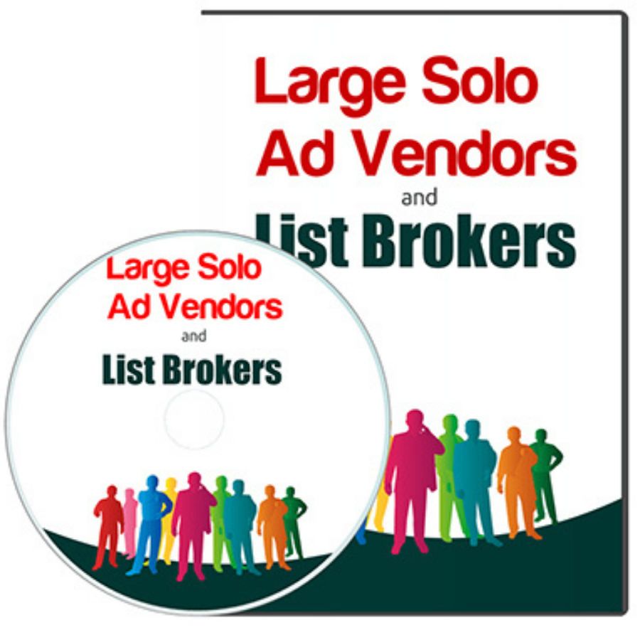 You are currently viewing Best Earning Ideas On Large Solo Ad Vendors And List Brokers