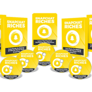 Read more about the article 100% Free to download Video Course “Snapchat Riches” with Master Resell Rights is made to give you A new opportunity to run a home-based business