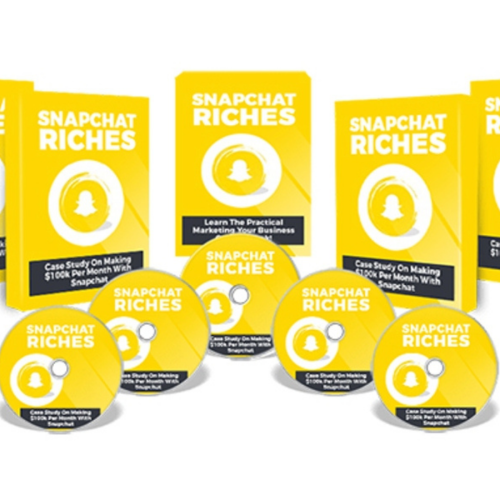 100% Free to download Video Course “Snapchat Riches” with Master Resell Rights is made to give you A new opportunity to run a home-based business