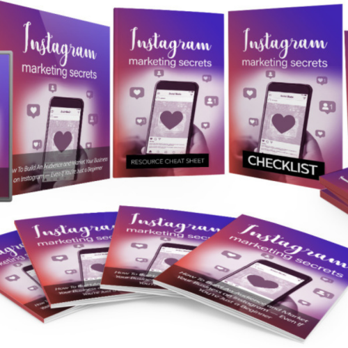 100 % Free to Download video course to make you a millionaire “Instagram Marketing Secrets” with Master Resell Rights This video course will teach you to earn money through your Instagram