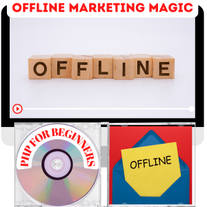 Read more about the article 100% Free Video Course “Offline Marketing Magic” with Master Resell Rights to reveal a brand new secret to learn a step-by-step plan to build a profitable business of your own to make real passive money while working part-time. Become a boss of your work and experience an overflow of money in your bank account