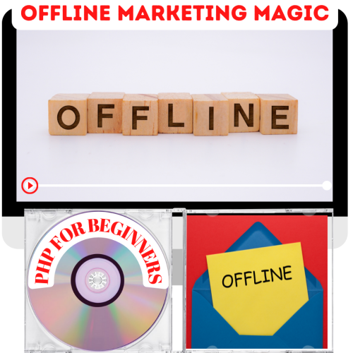 100% Free Video Course “Offline Marketing Magic” with Master Resell Rights to reveal a brand new secret to learn a step-by-step plan to build a profitable business of your own to make real passive money while working part-time. Become a boss of your work and experience an overflow of money in your bank account