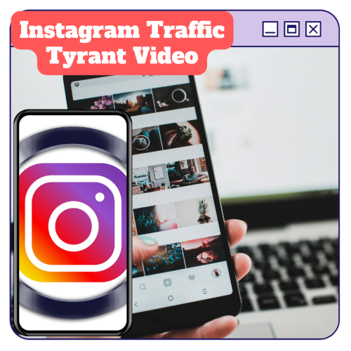 100% Free Video Course “Instagram Traffic Tyrant” with Master Resell Rights to explain to you new business techniques to make real passive money while working part-time