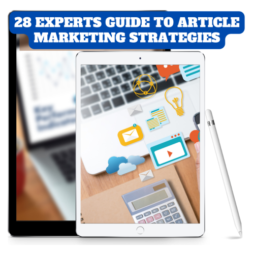 100% Download Free Real Video Course with Master Resell Rights “28 Experts Guide to Article Marketing Strategies” will make you an expert within a month and you will start making money online while working from this part-time work. Make your lifestyle lavish within a month