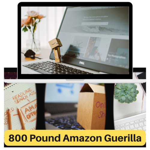 100% Download Free Real Video Course with Master Resell Rights “800 Pound Amazon Guerilla” will make you an expert within a month and you will start making money online while working from this part-time work. Make your business idea to business reality