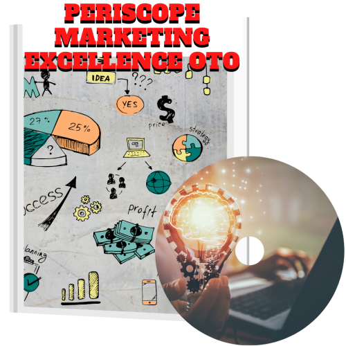 100% Free to download video course “Periscope Marketing Excellence OTO” with master resell rights is right for making your career into business and is the best work-from-home