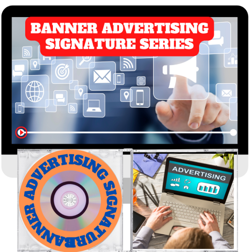 100% Free to Download with Master Resell Rights “Banner Advertising Signature Series” have the ideas full of potential to make you rich  and help you choose the best path to become successful online