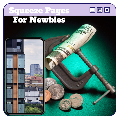 100% free download video course with master resell rights “Squeeze Pages For Newbies” is a unique way to set up your own work and your income will be much more than your expectations