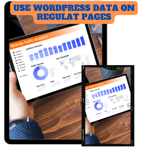 100% Free and 100% Download Free Video Tutorial with Master Resell Rights. You can start an online profitable business through this video course “Use WordPress Data on Regular Pages”. Earn real online money as per your requirement with this work from home