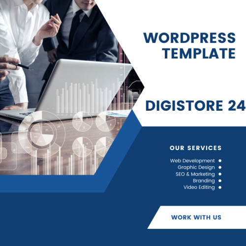 Digi Store 24 website Template for WordPress 24
