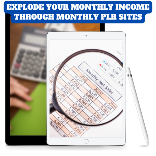 Get passive income from Monthly PLR Sites