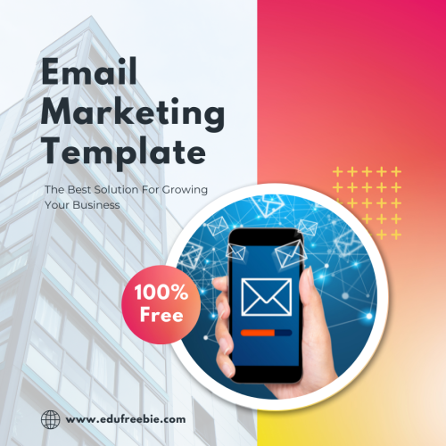 “Simplify your email marketing strategy with our free and copyright-free template.”