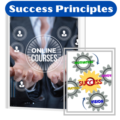 100% Free Video Course “ Success Principle” with Master Resell Rights to explain to you a new business plan to make real passive money online. Use the power of the internet to fill your bank account