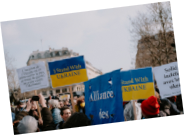 protest signs_stand with ukraine