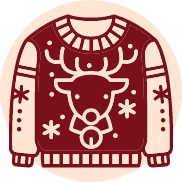 ugly sweater icon