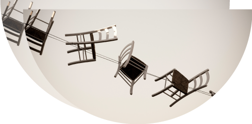 picture with chairs