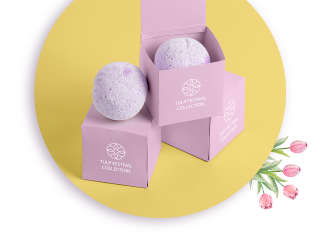 Boxes With Bath Bombs Photo