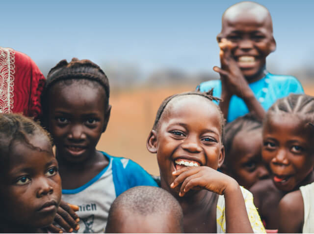 Photo of children smiling