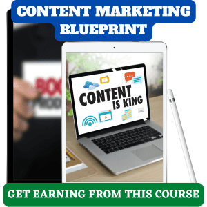 Read more about the article 100% Free Best  Video Course with Resell Rights to learn a part-time work and work from home “Content Marketing Blueprint”. Take your online business to next level