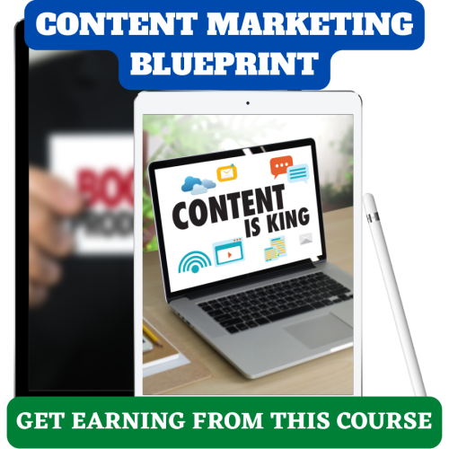 100% Free Best  Video Course with Resell Rights to learn a part-time work and work from home “Content Marketing Blueprint”. Take your online business to next level