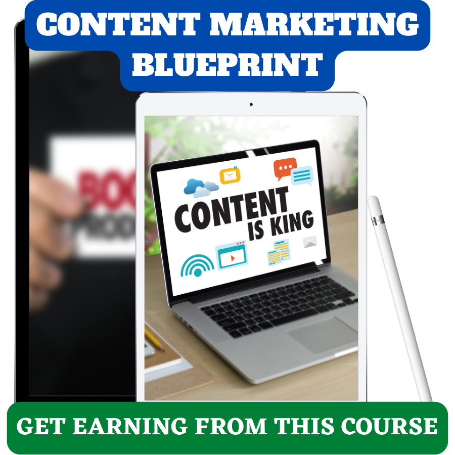 You are currently viewing 100% Free Best  Video Course with Resell Rights to learn a part-time work and work from home “Content Marketing Blueprint”. Take your online business to next level