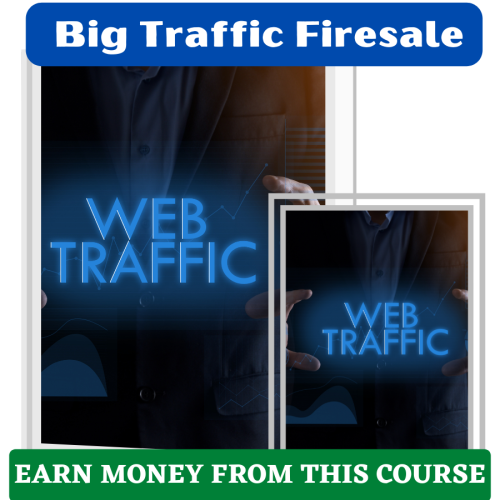 100% Download Free Real Video Course with Master Resell Rights “Big Traffic Foresale”. Learn to increase traffic in your online business with this part-time work