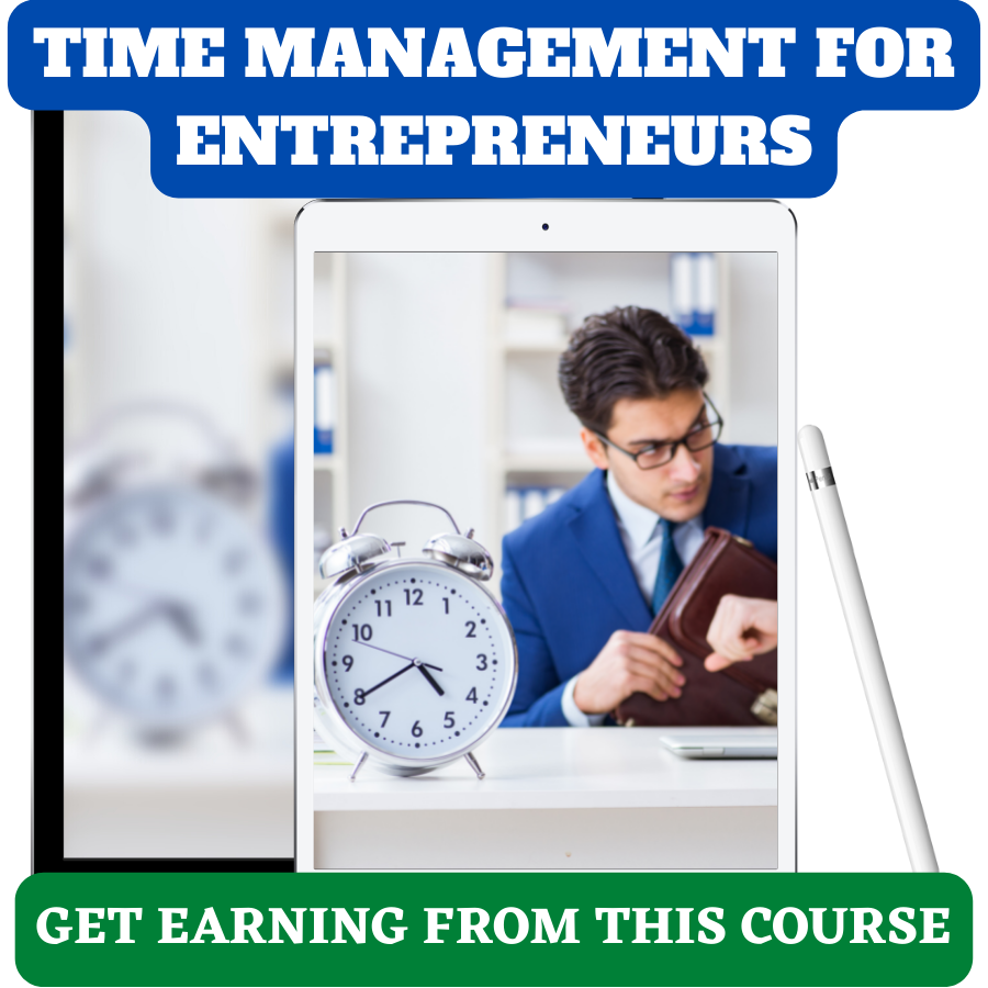 You are currently viewing This video course “Time Management For Entrepreneurs”  will surprise you with great earnings and lots of spare time to do your important work. This video course is 100% free with resell rights and free to download. As the name suggests you will know entrepreneurial skills to become a millionaire and this wonderful video course will definitely splash the cash as you always wanted