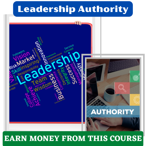 100% free video course “Leadership Authority”. Build a better life for you and your family. This course is a 100% free video course with resell rights and is free to download