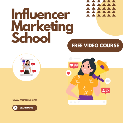 100% Free to Download video course “Influencer Marketing” with Mater Resell Rights to make your millionaire just in a month. Learn to create your own way of making real passive money