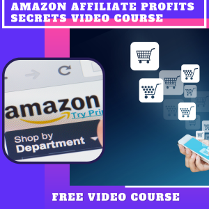 Read more about the article 100% free video course which is a real, stable, and highly profitable way to build an online income and will keep on generating income for you. There are strategies and techniques in this video course “Amazon Affiliate Profits Secrets”. You can utilize it to make surefire rapid profits online. This video course is 100% free with resell rights and free for downloading